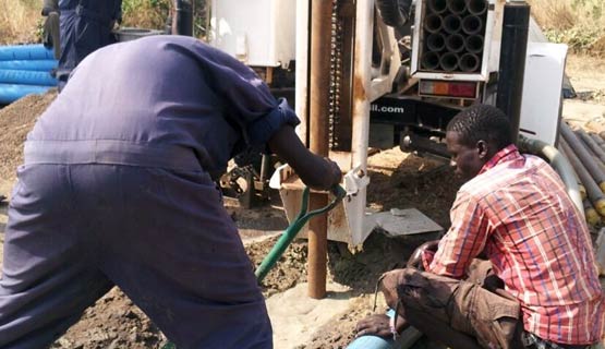 Digging a well